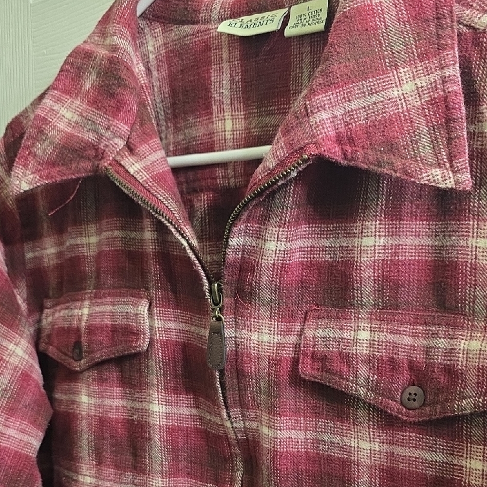 Classic Elements Women's Checkered Utility Jacket… - image 4